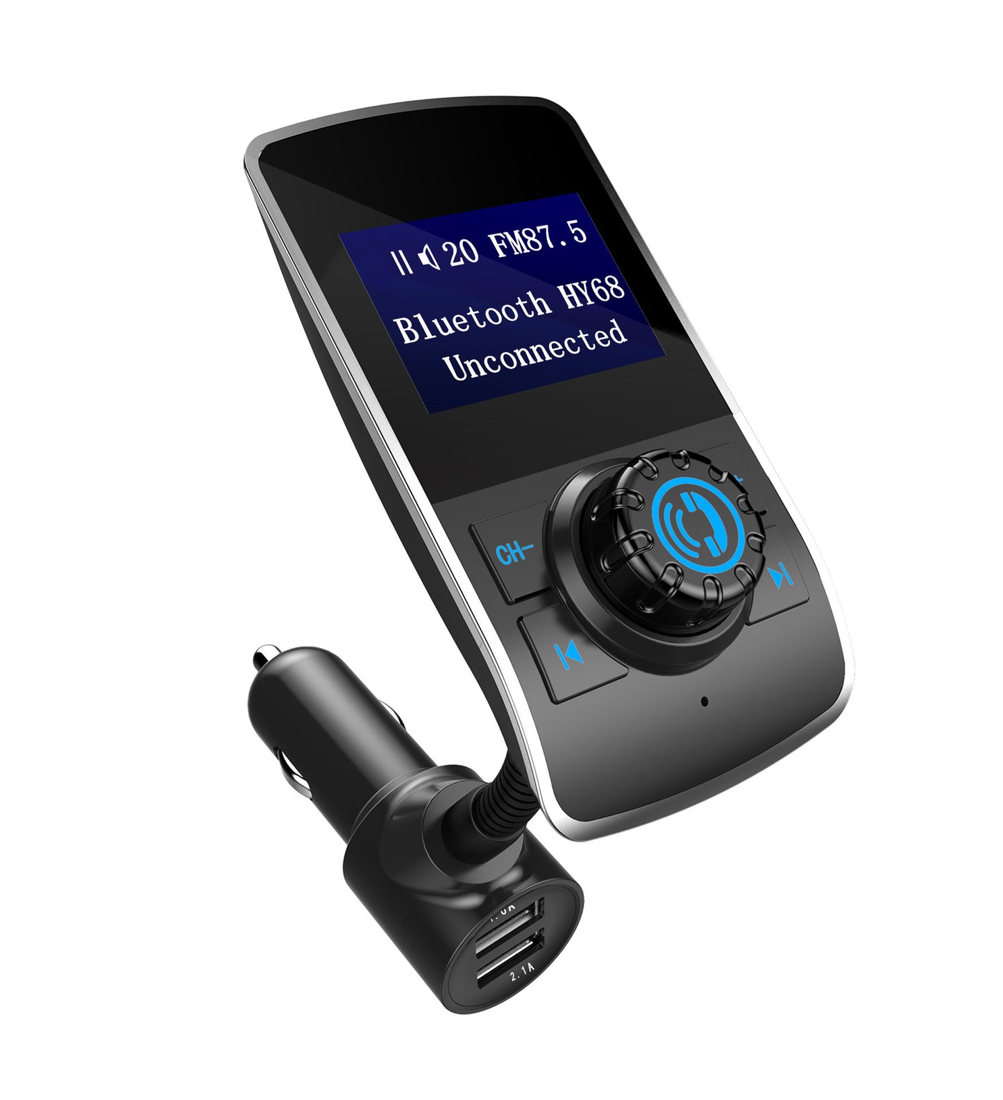 CarQust™ Car Bluetooth Mp3 Car FM Transmitter Car Bluetooth Mp3 Player Card