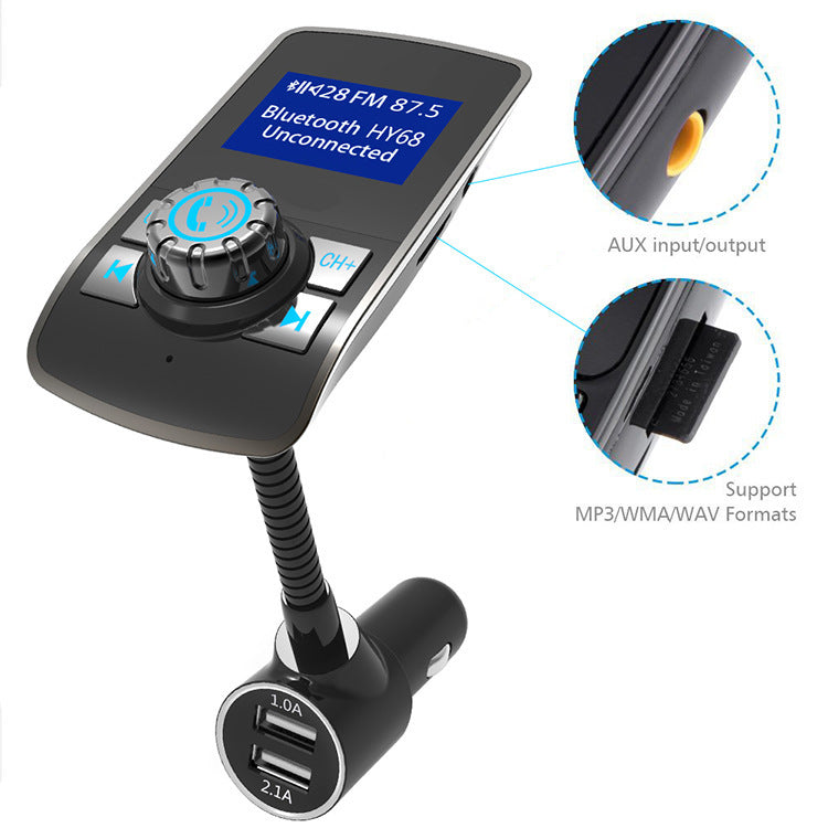 CarQust™ Car Bluetooth Mp3 Car FM Transmitter Car Bluetooth Mp3 Player Card