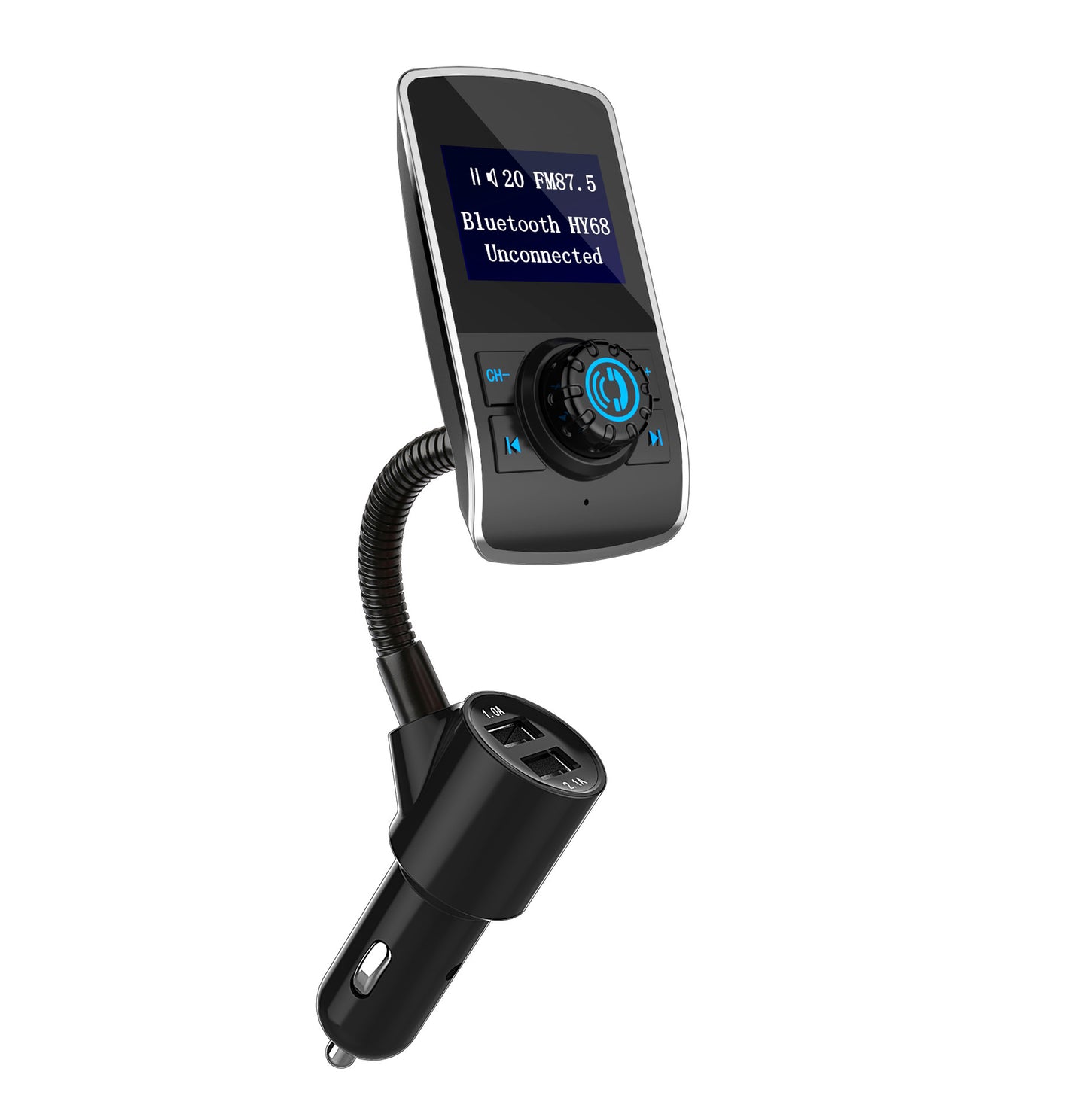 CarQust™ Car Bluetooth Mp3 Car FM Transmitter Car Bluetooth Mp3 Player Card