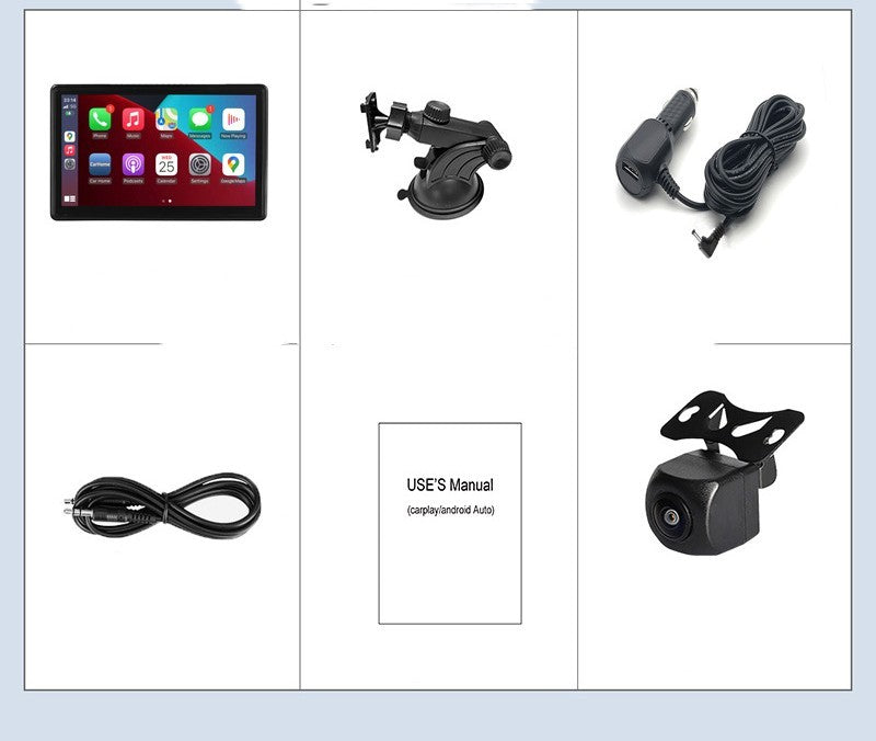 CarQust™ Portable IPS Car Smart Screen Wireless Projection Screen Carplay Android AUTO