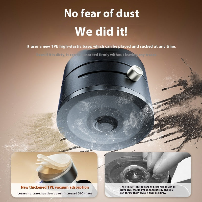 CarQust™ Foldable Magnetic Vacuum Car Phone Holder Foldable Suction Cup With Suction Cup Hands-Free Navigation For Smart Phone