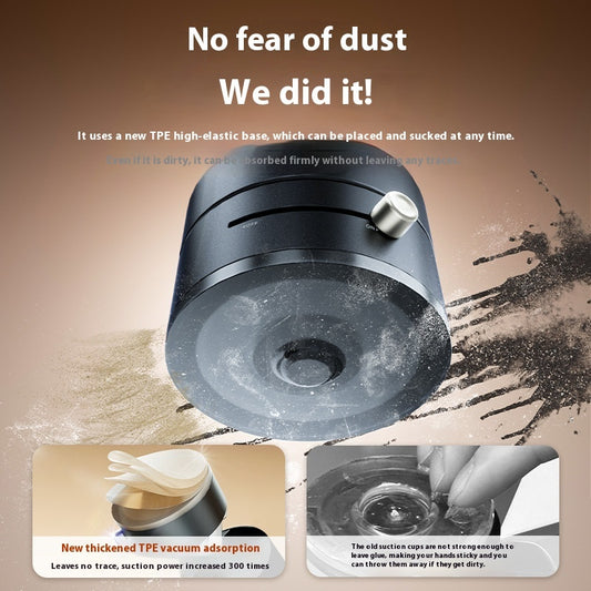 CarQust™ Foldable Magnetic Vacuum Car Phone Holder Foldable Suction Cup With Suction Cup Hands-Free Navigation For Smart Phone